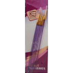 Набор кистей синтетика кругл. 5шт KOLOS 7011