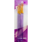 Набор кистей синтетика кругл. 5шт KOLOS 7012