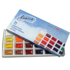 Краска акварельная - ЗХК Невская Палитра ЛАДОГА 24цв. 2041026