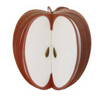 Бумага кубарик для записей, цветная LEO 150л. Яблоко L1327