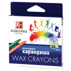 Карандаши восковые 24цв. ЛУЧ 12С 862-08 Классика