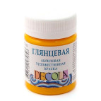 Краска акриловая - ЗХК Невская Палитра DECOLA 50мл глянц. Желтая темная 2928221