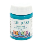 Краска акриловая - ЗХК Невская Палитра DECOLA 50мл глянц. Бирюзовая 2928507