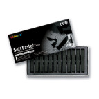 Пастель сухая MUNGYO 12цв. MP-12C квадратная, уголь