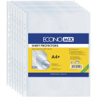Файлы А4 40мк 100шт (+5мм ширины) Economix 31107/31107-50