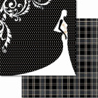 Бумага для скрапбукинга URSUS 30.5*30.5см Премиум с глитттером Мотив 31 UR-7031 00 31R