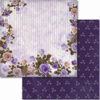 Бумага для скрапбукинга URSUS 30.5*30.5см Премиум с глитттером Мотив 37 UR-70310037R