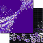 Бумага для скрапбукинга URSUS 30.5*30.5см Премиум с глитттером Мотив 57 UR-70310057R