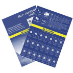 Этикетки самоклеящиеся А4 белые (1 лист) Buromax №21 70*42.4мм BM.2837