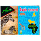 Гуашь Economix набор 12 цв. по 10 мл Africa 60119