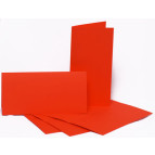 Набор заготовок для открыток 5шт 10,5*21см №9 Красный 220г/м Margo 94099029
