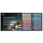 Пастель сухая MUNGYO набор 24цв. MPL-24 квадратная, полутвердая