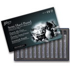 Пастель сухая MUNGYO набор 12цв. MPL-12 квадратная, полутвердая