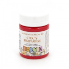 Краска акриловая для стекла и керамики ЗХК Невская Палитра DECOLA 50мл Красная 4028331