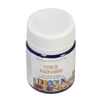 Краска акриловая для стекла и керамики ЗХК Невская Палитра DECOLA 50мл Фиолетовая темная 4028606