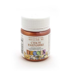 Краска акриловая для стекла и керамики ЗХК Невская Палитра DECOLA 50мл Медь Мет 4028964