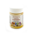 Краска акриловая для стекла и керамики ЗХК Невская Палитра DECOLA 50мл Золото Мет 4028965