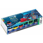 Набор красок для ткани и кожи 6цв. по 20мл с кистью OPAK KREUL Javana 90598