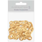 Аксессуары бумажные металлик Обручальные кольца URSUS Золото 20шт UR-56410013