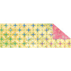 Картон двухсторонний URSUS 20*30 300г Желтый Мотив Сетчатый орнамент UR-12262203R