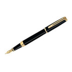 Ручка перьевая WATERMAN Exception Slim Black GT F 11028