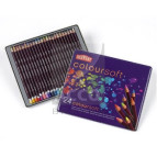 Карандаши набор 24цв. Derwent Coloursoft в мет.кор.D-0701027