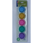 Магниты Magnet 5шт 40мм полупрозрачные №4015