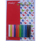 Пластилин 12 цв. Friday FD-8103