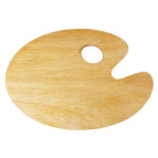 Палитра художественная овал, средняя