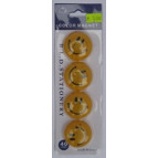 Магниты LBD Смайлик 4шт D40мм