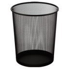 Корзина для бумаг Металлическая Сетка круглая Buromax 6270-01