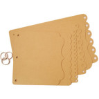 Заготовка для альбома 20*20,5см 6ст Ажур с кружочками