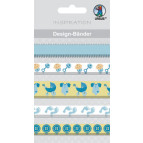 Набор ленточек из ткани 5 мотивов по 90см BABY Мальчик UR-74510012