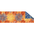 Калька URSUS А4 Парадис 115г Крупные цветочки Оранжевый UR-77224604R