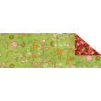 Калька URSUS А4 Парадис 115г Мелкие цветочки Зеленый UR-77284602R