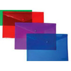 Папка-конверт А4 с кнопкой FORMAT прозрачный 38301