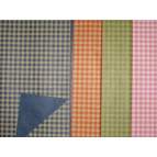 Бумага упаковочная LINE ART №05 60*60см двухсторонняя Клетка Шотландка+Однотонная