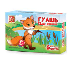 Гуашь ЛУЧ набор 6 цв. по 15 мл Мини 19С 1251-08