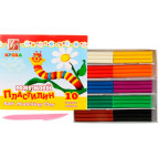 Пластилин 10 цв. ЛУЧ Кроха мягкий 12С 875-08