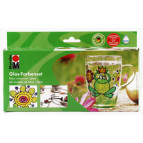 Краски витражные на водной основе MARABU Glas Набор 4цв. по 15мл 13060087