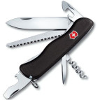 Victorinox Forester 111 мм 12 предметов черный нейлон + lock + штопор + пила Vx08363.3