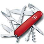 Victorinox Huntsman 91 мм 15 предметов красный + штопор + ножницы + пила + крюк Vx13713