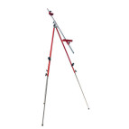 Мольберт тренога D.K. Art-Craft 92*92*203см, h полотна до 78см, с сумкой (Красный)15131