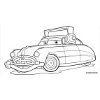 Картина раскраска с контурами на холсте, с красками 1 ВЕРЕСНЯ 15*30см Тачки-2 950740