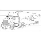 Картина раскраска с контурами на холсте, с красками 1 ВЕРЕСНЯ 15*30см Тачки-3 950741