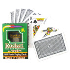 Карты игральные 1 колода 54 карты пластиковые, в пластиковой упаковке ROKET 170271