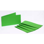 Набор заготовок для открыток 5шт 15,5*15,5см №3 салатовий 220г/м Margo 94099013