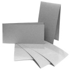 Набор заготовок для открыток 5шт 10,5х21см №12 светло-серый 220г/м Margo 94099053