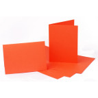 Набор заготовок для открыток 5шт 10,3*7см №13 оранжевый 220г/м Margo 94099062