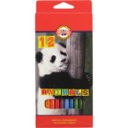 Карандаши цветные 12 цв. Koh-i-Noor 3552 Зоопарк